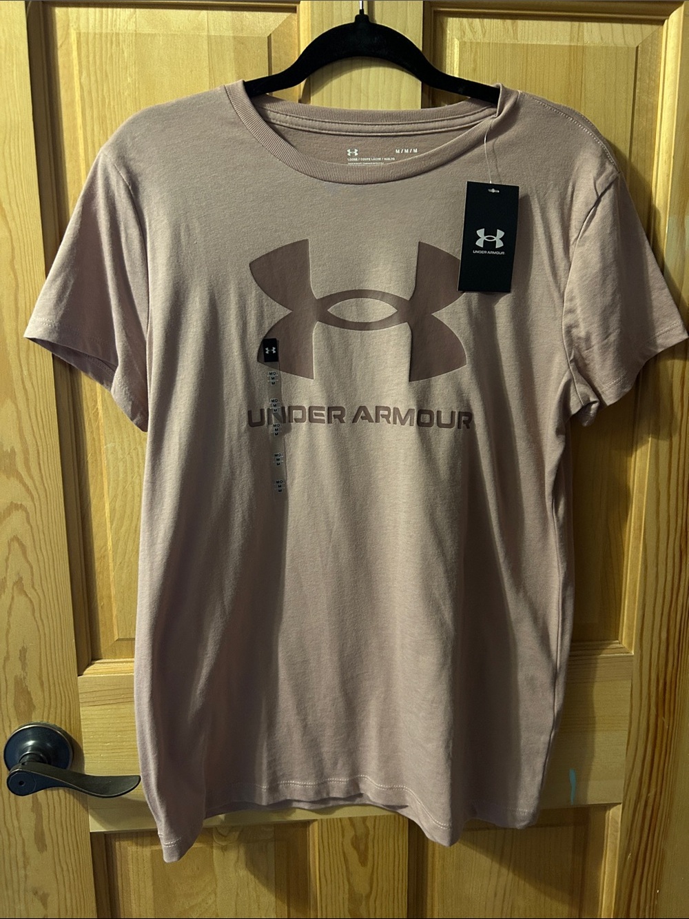 Under Armour Women’s Logo Tee in Dusty Mauve